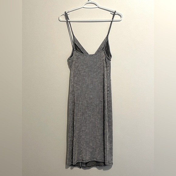 Black and White Striped Boho Dress - Picture 2 of 2